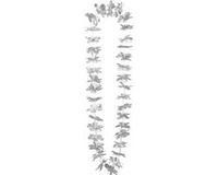 Merkloos Hawaiikrans pakket zilver/goud 6x