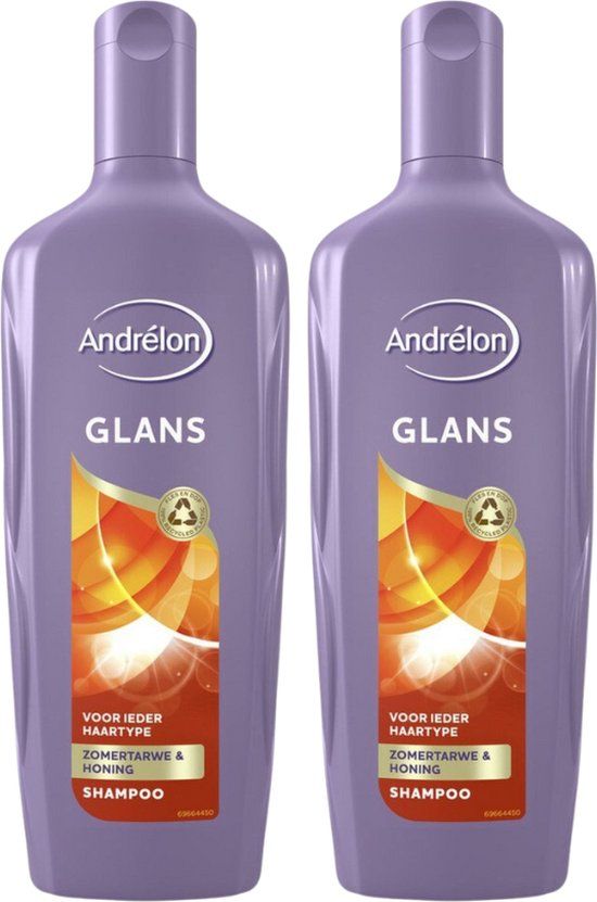 Andrelon Shampoo Glans 300ML x 2 - voordeelverpakking
