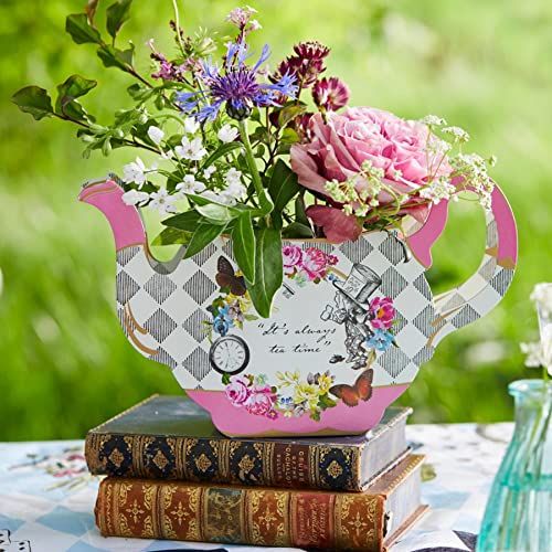 Talking Tables Truly Alice in Wonderland Teapot Vase - Table Decoration
