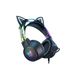 ONIKUMA X15 PRO Casque de jeu, motif chat (noir)