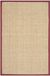 Safavieh NF114A tapijt, natuurlijke vezel, panamabinding, natuurlijk en beige zeegras, 152 x 243,8 cm, casual, 2' x 3' natuur/rood