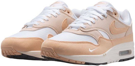 Nike Air Max 1 '87 Sneakers Dames - Oranje - Beige - Wit - Maat 39