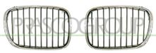 PRASCO Kühlergitter BM0452013 vorne rechts | Compatibel met: BMW 5, 5 Touring