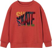 Vertbaudet Jongens Sweatshirt met Ronde Hals Terracottategel 164