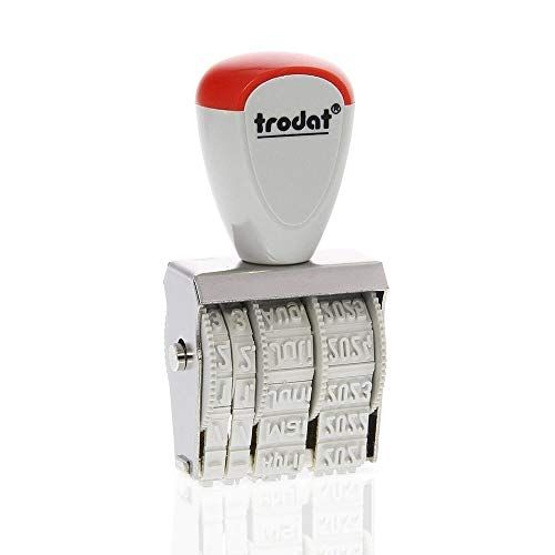 Trodat 1010 Classic datumstempel Duits, maand afgekort, afdrukgrootte 4 x 26 mm