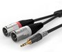 Sommer Cable HBA-3SM2-0150 Y-adapterkabel 1,5 m - Zwart