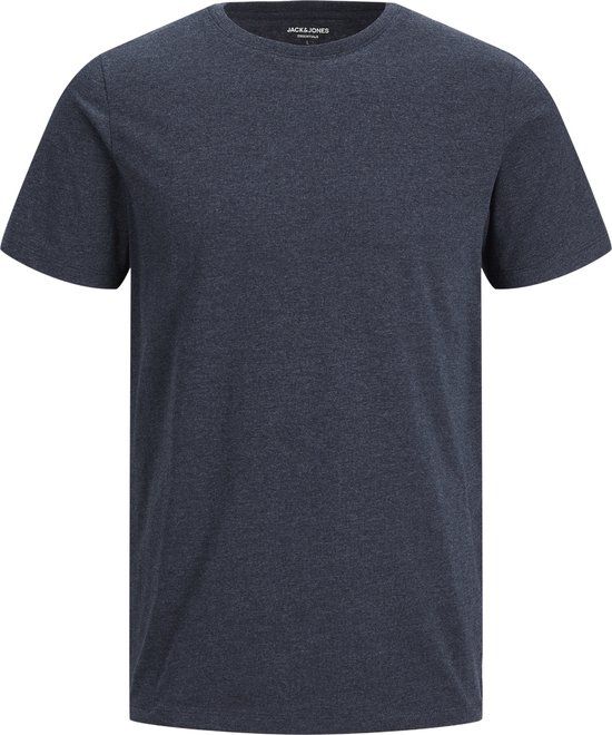 Jack & Jones Jjeorganic Melange Tee Ss O-neck - Navy Blazer/melange - Men - XL