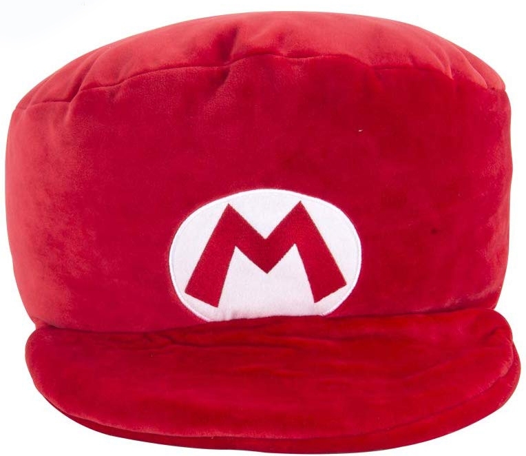 Tomy super mario pluche - mocchi mocchi large mario cap