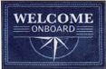 Marine Business Tapis de porte bleu 70 x 50 cm