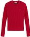 Tommy Hilfiger Pull en tricot pour femme XL Coton Manches longues Court Robijnrood Automne/Hiver 2026