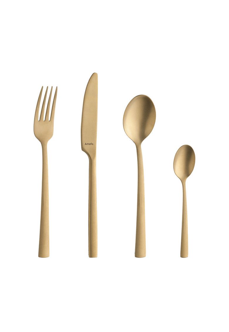 Amefa Manille - Bestekset - 16-delig - Goud - 4 Personen
