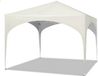 Happiq Tente de réception 3x3m - Tonnelle pop-up avec toit semi-circulaire - Pavillon de jardin imperméable avec auvent pliable pour marché extérieur et événements