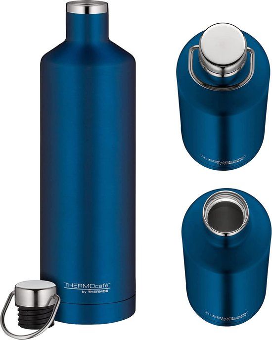 THERMOcafé by THERMOS Thermosfles - Blauw - 0,75 Liter