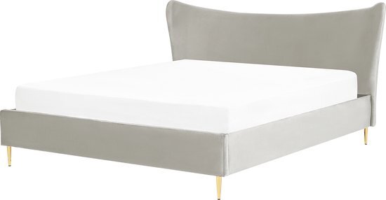 CHALEIX - Tweepersoonsbed - Goud - 180 x 200 cm - Fluweel