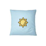 Bona Basics Decoratieve kussensloop 45 x 45 cm Lichtblauw