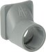 Attema Inzetstuk enkel 5/8 voor inbouwdoos - Grijs
