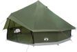 vidaXL Tipi Tent 10-persoons Leger Groen Polyester en Staal