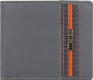 mano Don Leonardo Portemonnee RFID Leer 11 cm - Mannen - Horizontaal - Grijs
