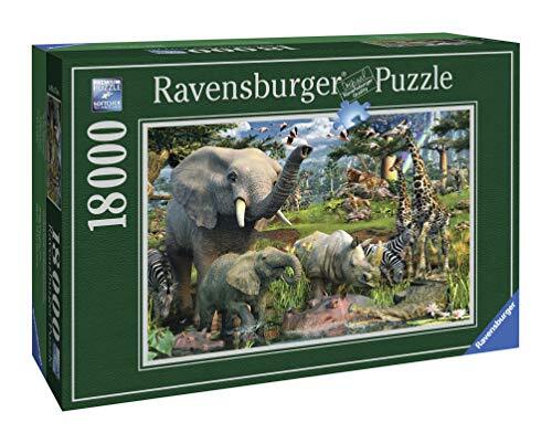 Ravensburger 17823 - David Penfound"At the waterholle" - 18000 delen puzzel (276x192 cm)