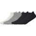 CRIVIT Lot de 5 paires de chaussettes de sport basses (blanc/gris/noir, 45/46)