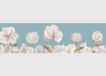 AG Design AWB 8262 Zelfklevende rand, bloemen, keuken, woonkamer, muursticker, meerkleurig, 500 x 13,8 cm