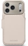 DECODED Étui en cuir pour iPhone 18 Pro Max / 17 Pro Max - Beige
