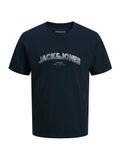 JACK & JONES Shirt 'JJAVERY' navy / wit gemêleerd