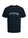 JACK & JONES Shirt 'JJAVERY' navy / wit gemêleerd