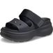 Crocs Soho Plateausandalen met twee riempjes, zwart (Blk Black)