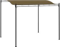 vidaXL Zonneluifel 180 g/m² 3x2,4 m taupe