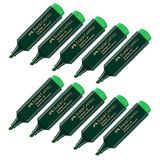 FABER-CASTELL Textliner 48, neon groen, 10 stuks