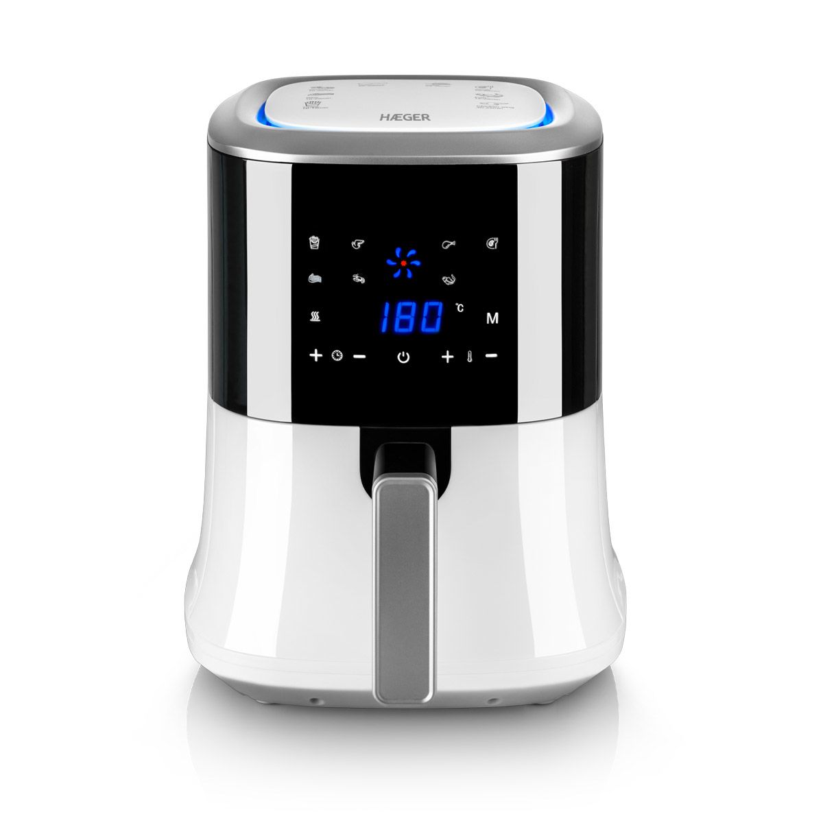 Haeger Aero Fryer - Airfryer - 2.2L - White