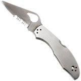 Spyderco Byrd Meadowlark BY04PS Partly Serrated Pocket Knife