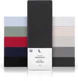 Blumtal Hoeslaken - Jersey - Katoen - 140 x 200 x 30 cm - Antraciet