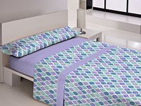 Style beddengoed 3-delig, van polykatoen, violet