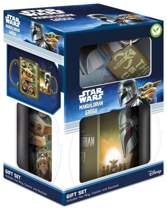 Star Wars The Mandalorian - Cadeauset Heren Kop - meerkleurig