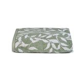 Dreams & Drapes Sandringham Badhanddoek, 100% katoen, salie, 70 x 130 cm