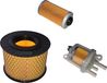 Hatz 3 filtres à air et 3 filtres à carburant pour 1B20, 1B27, 1B30, 1B20V, 1B30V, Ammann, Bomag