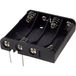 TRU COMPONENTS BH441P Porte-piles Nombre de cellules : 4 AAA (crayon) Pôles de contact