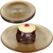 MamboCat Set van 6 taartborden Kairo Gold - Elegante glazen borden met gouden reliëf voor 6 personen - Voor broodjes, dessert, salade, etc