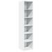 VidaXL Hoge kast, wit, 40x41x185 cm, van spaanplaat