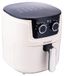 Friteuse à air chaud, 6 litres, 1500 watts, 80–200 °C, blanc ivoire