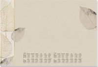 Sigel bureauonderlegger - formaat A2 - Natural Leaves - met kalender 2026/2027 - SI-H6315