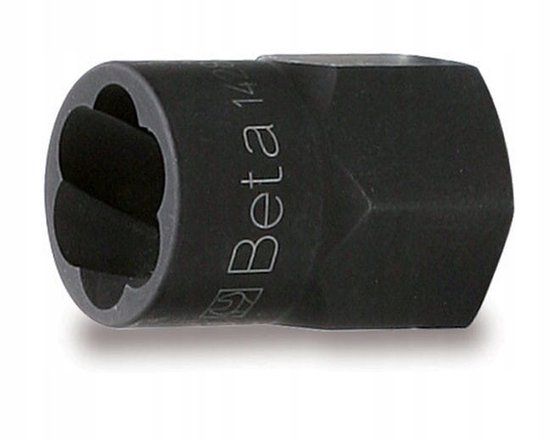BETA Slagdoppenset voor beschadigde moeren 14mm 3/8''