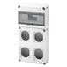 Gewiss Q-DIN 10 TE - 2 FLENSEN IEC 16 A + 2 IEC 16/32 A - IP65, GW68003N