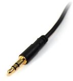 StarTech 1,8 m slanke 3.5mm Stereo Audio kabel - M/M