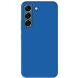 Samsung Galaxy S22 Bleu Siliconen Matte Hoesje