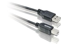 Philips USB 2.0 Kabel - USB A - USB B - 1.8 m - Zwart - SWU2112/10
