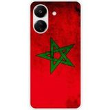 Xiaomi Bedrukt siliconen hoesje compatibel met Xiaomi Redmi 13C 4G Drapeau maroc