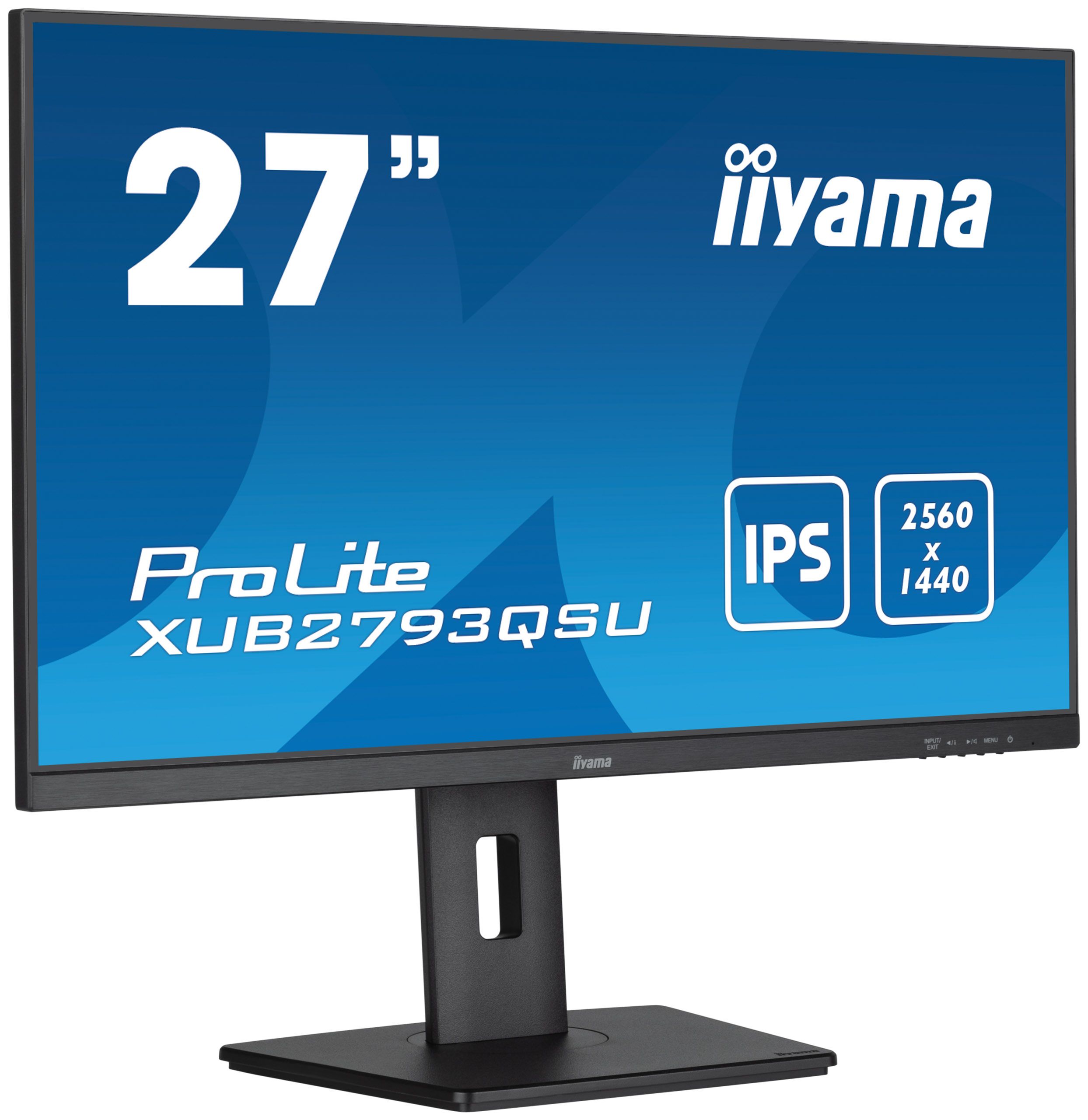 iiyama ProLite XUB2793QSU-B7 - 27 inch QHD IPS Monitor - 100Hz, USB-Hub, Verstelbaar